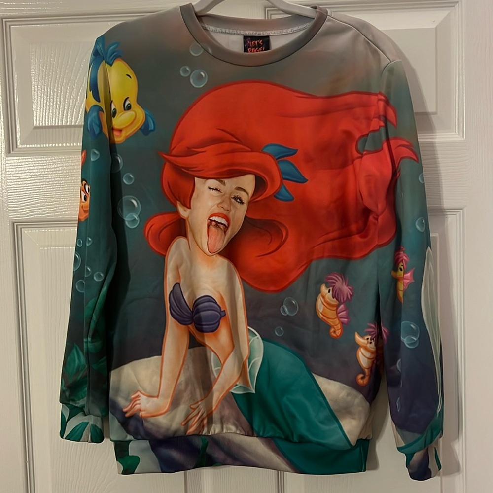 Under the Sea with Sass: Let's Rage Little Mermaid Mashup Sweater